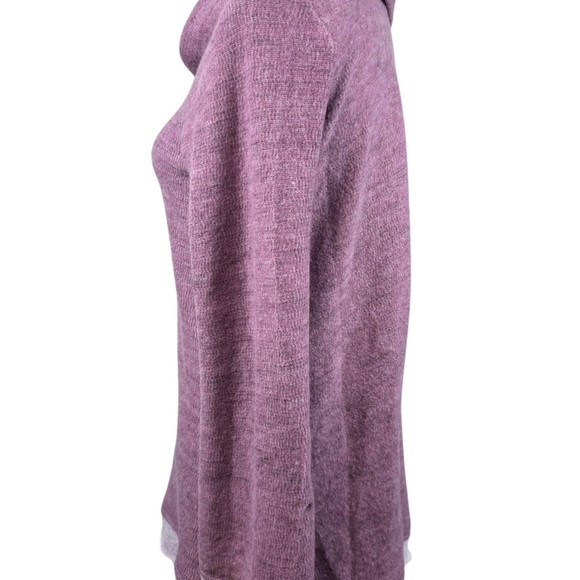 Anthropologie Maeve cowl neck sweater in pink varient colors size medium - Picture 5 of 11